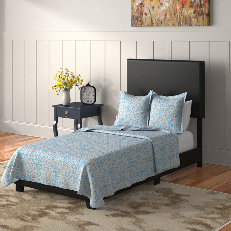 Derek upholstered outlet standard bed